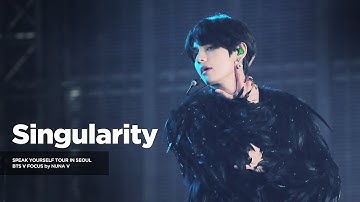 191026 SPEAK YOURSELF the FINAL in SEOUL - Singularity / BTS V / 방탄소년단 뷔 (4K fancam)