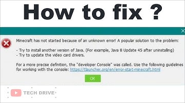 Fix Java Error In TLauncher (Solved) - Minecraft has not started because of an unknown error - 2021