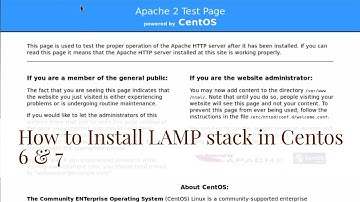 How to Install LAMP(Linux,Apache,Mysql,PHP) stack in CentOS/RHEL