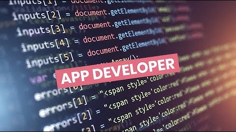 Discover Careers: App Developer | Sortyourfuture