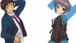Hare Hare Yukai Version Kyon And Nagato Yuki