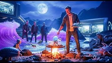 Camp Ran Out of Supplies — Human Started Fishing and Opened Beach Kitchen