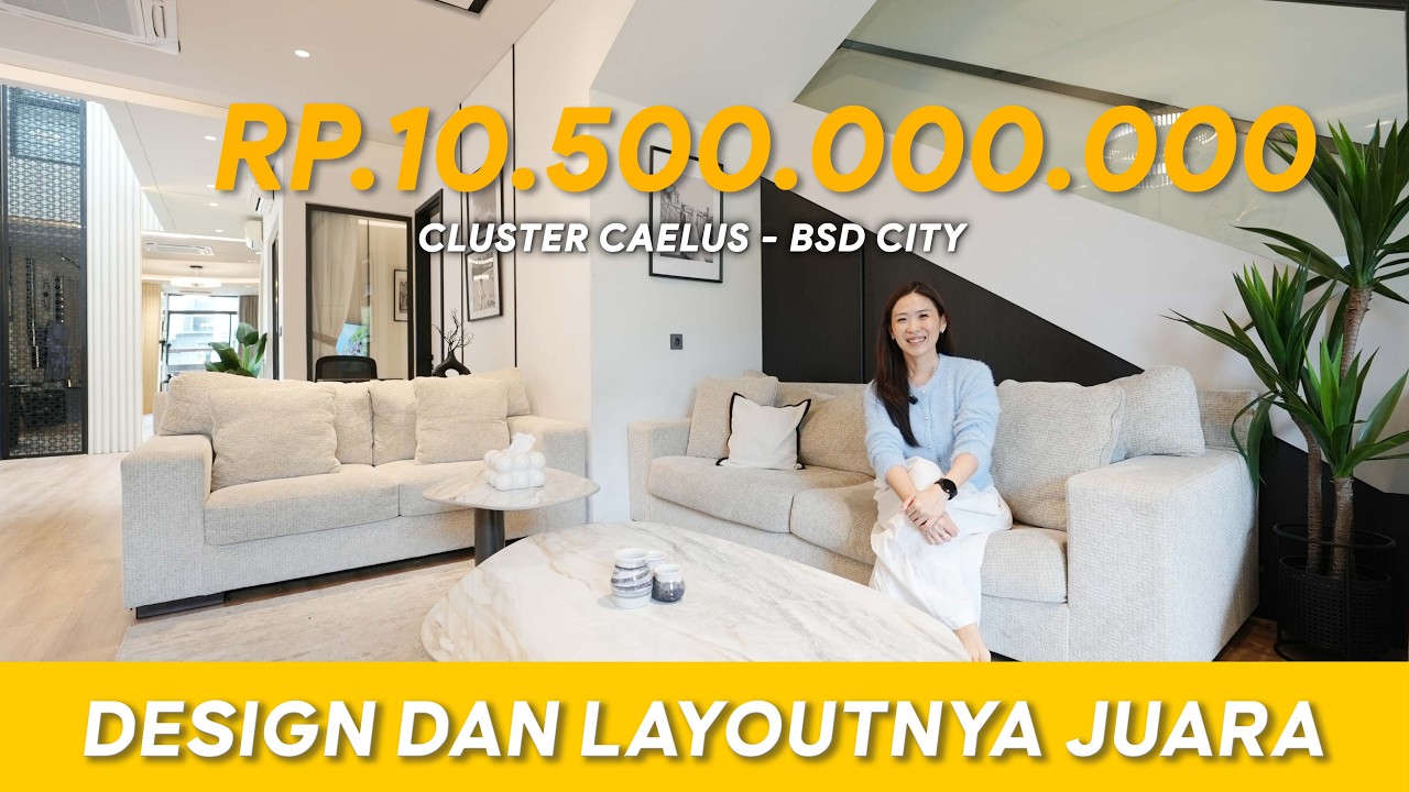 Gak nyangka Rumah di Caelus BSD bisa jadi begini layoutnya. PASTI kamu SUKA. Eps. 575