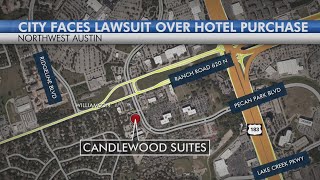 Small business sues City of Austin over purchase of Candlewood Suites for homeless housing
