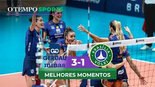 Gerdau Minas 3 x 1 Brasília Vôlei: pontos finais dos sets | Mineiro de Vôlei Feminino 2026