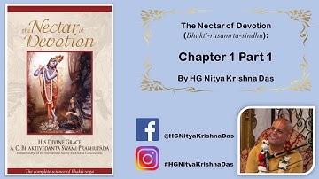 Nectar of Devotion -  Chapter 1 - Part 1