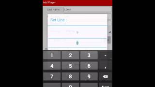 ee Baseball score keeper - tutorial showing adding players