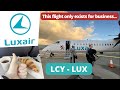 Dont make this mistake trip report  luxair economy lcy to lux  dash 8  q400