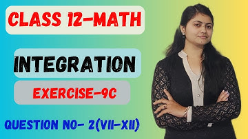 Exercise 9cQ.2 |Element of mathematics class 12|Integration in odia chapter 9
