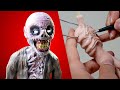 Sculpting SCP-106 / THE OLD MAN from Polymer Clay (Timelapse) | Ace of Clay