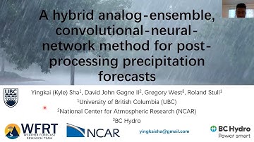 Machine Learning for Post-Processing Precipitation Forcasts - Kyle Sha - AMS - January 2022