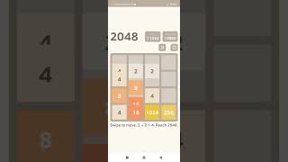 Make 2048! (Undo works for only one Move!)
