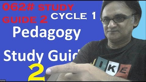 062#WHAT IS PEDAGOGY|PEDAGOGY METHODS|STUDY GUIDE 2 UPDATE