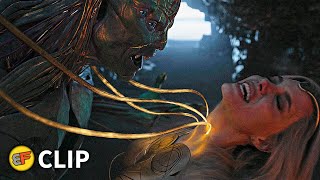 Thena vs Deviant Kro - Fight Scene | Eternals (2021) IMAX Movie Clip HD 4K