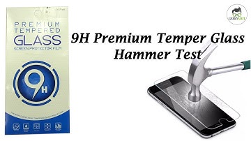 9H Tempered Glass II Hammer Test II Available in Nepal II 2018 II