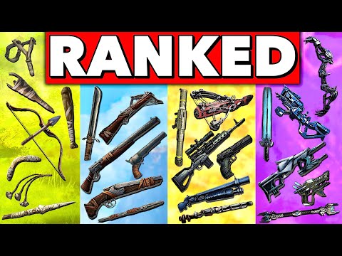 Ranking Every WEAPON In ARK!