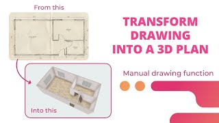 Transorm your floor plan from image into a 3D in 4 minutes - Home Planner tutorial screenshot 5