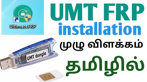 how to install umt dongle / latest update setup 2019 /UMT FRP setup ultimate multi tool tamil