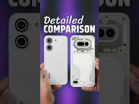 Redmi Turbo 5 vs Nothing Phone 4a 🔥 Best Phone Under ₹40k? #shorts #nothing #redmi