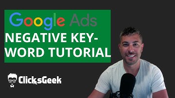 2021 Negative Keyword Tutorial   How to find & create a list of negative keywords