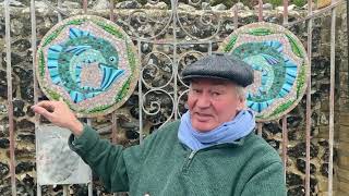 Martin Cheek's mosaics: A Pair of Whiting: