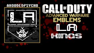 LA Kings NHL Hockey - COD Advanced Warfare Emblem Tutorial (CODAW)