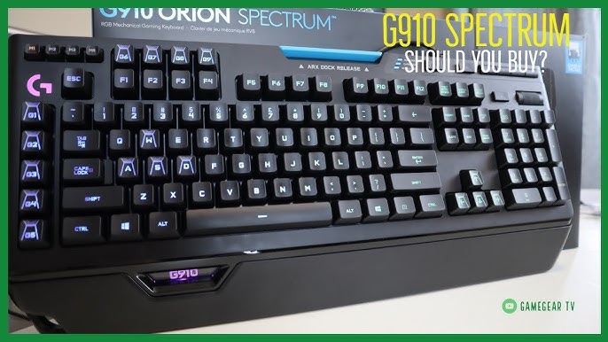 Logitech G910 Mechanical Keyboard Review/Software -