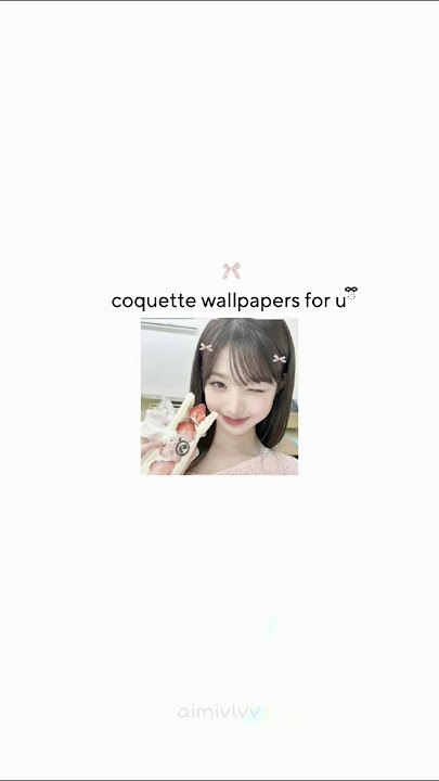 Coquette wallpapers for you 🩰🎧🦢🎀|aimivlvv |#coquette #cute #wallpaper #phone #pink #lockscreen