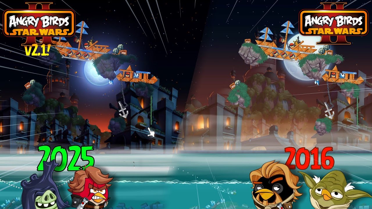 Angry Birds Star Wars 2 - Vanilla vs v2.1 Mod Comparison