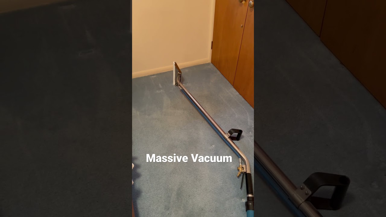 Massive Suction! Wow! Carpet Cleaners Dream.  😀😎 