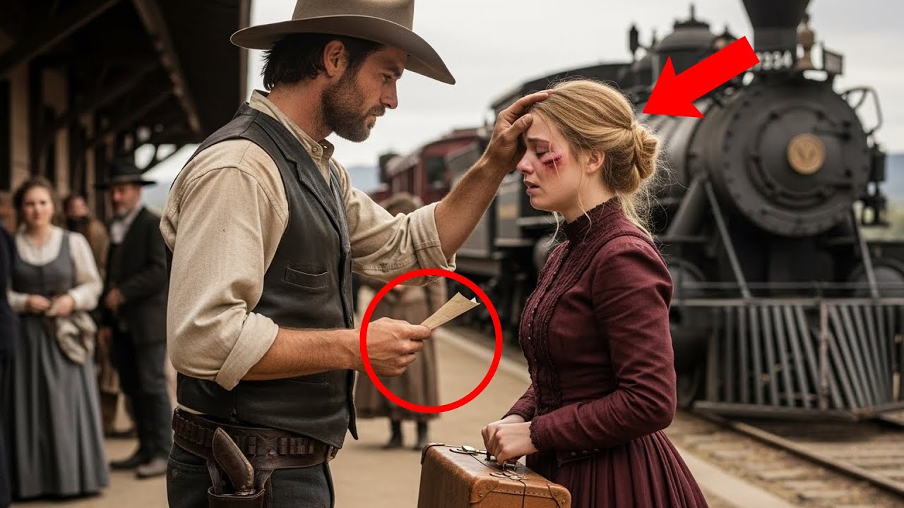 Rancher Found A Mail-Order Bride With A Bruised Face And A Note, He Said “You’re Not Alone Now”