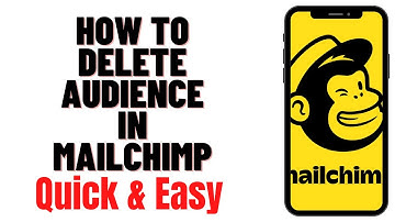 HOW TO DELETE AUDIENCE IN MAILCHIMP