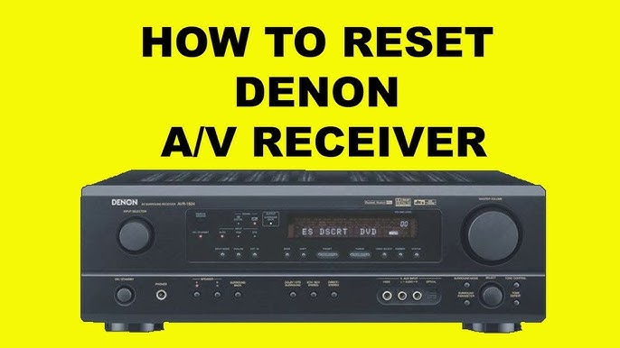 Full Working Boxed Denon AV HI FI SORROUND RECEIVER AVR 1404 w remote  bundle