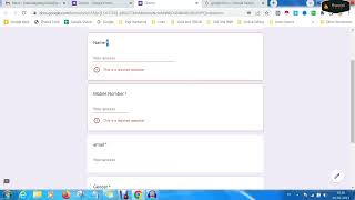 How to Make Loan Application Form using google forms free for Customer Inquiry