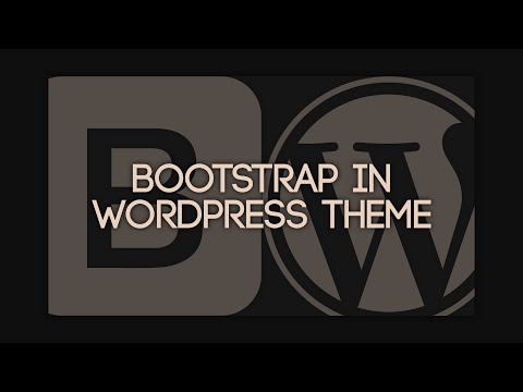 How To Include Bootstrap Into A Wordpress Theme | Subtitles | Tutorial