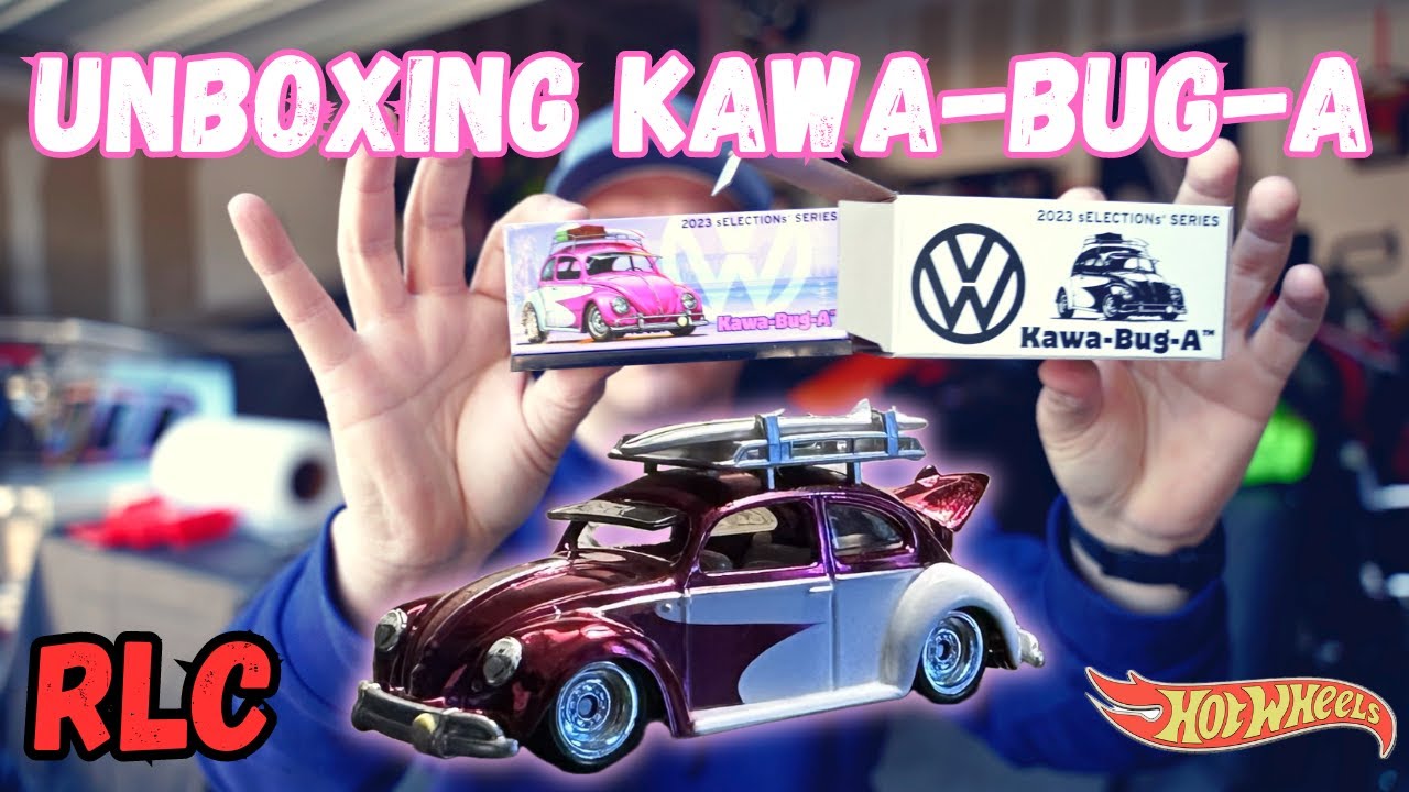 PINK Kawa-Bug-A RLC UNBOXING!! Hot Wheels!! - YouTube
