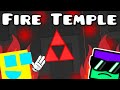 Can we beat FIRE TEMPLE on Geometry Dash? LIVE