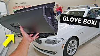 BMW F10 F11 GLOVE BOX REMOVAL REPLACEMENT BMW F10 F11 520i 523i 525i 528i 530i 535i 518d 520d 525d 5