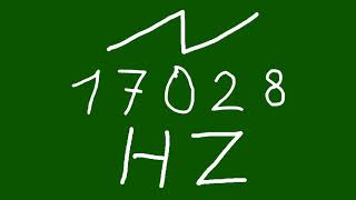 17028 hz saw