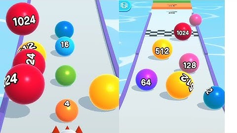 Ball Run 2048 🎱😷 - All Levels Gameplays  Android, iOS part 110