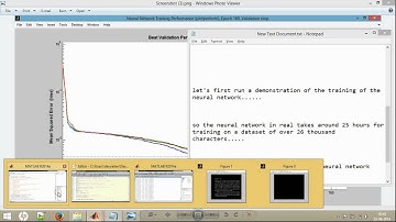 Character recognition by neural networks