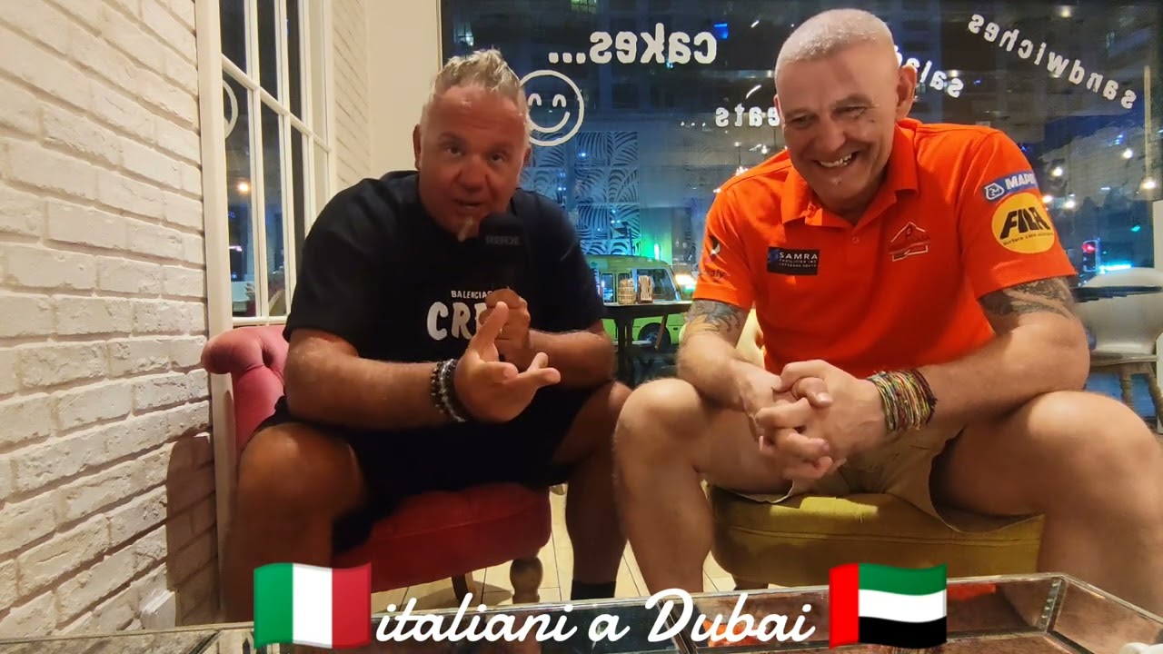 🇮🇹italiani a Dubai🇦🇪 intervista ad Alessandro Maniero il 