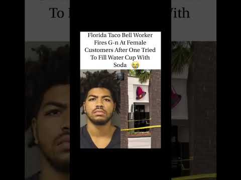"Florida Man Strikes Again." Taco Bell Employee Fires at Customers in the Drive-Th🛑😱 #breakingnews