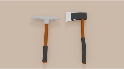 Speed Model | Pickaxe and Axe