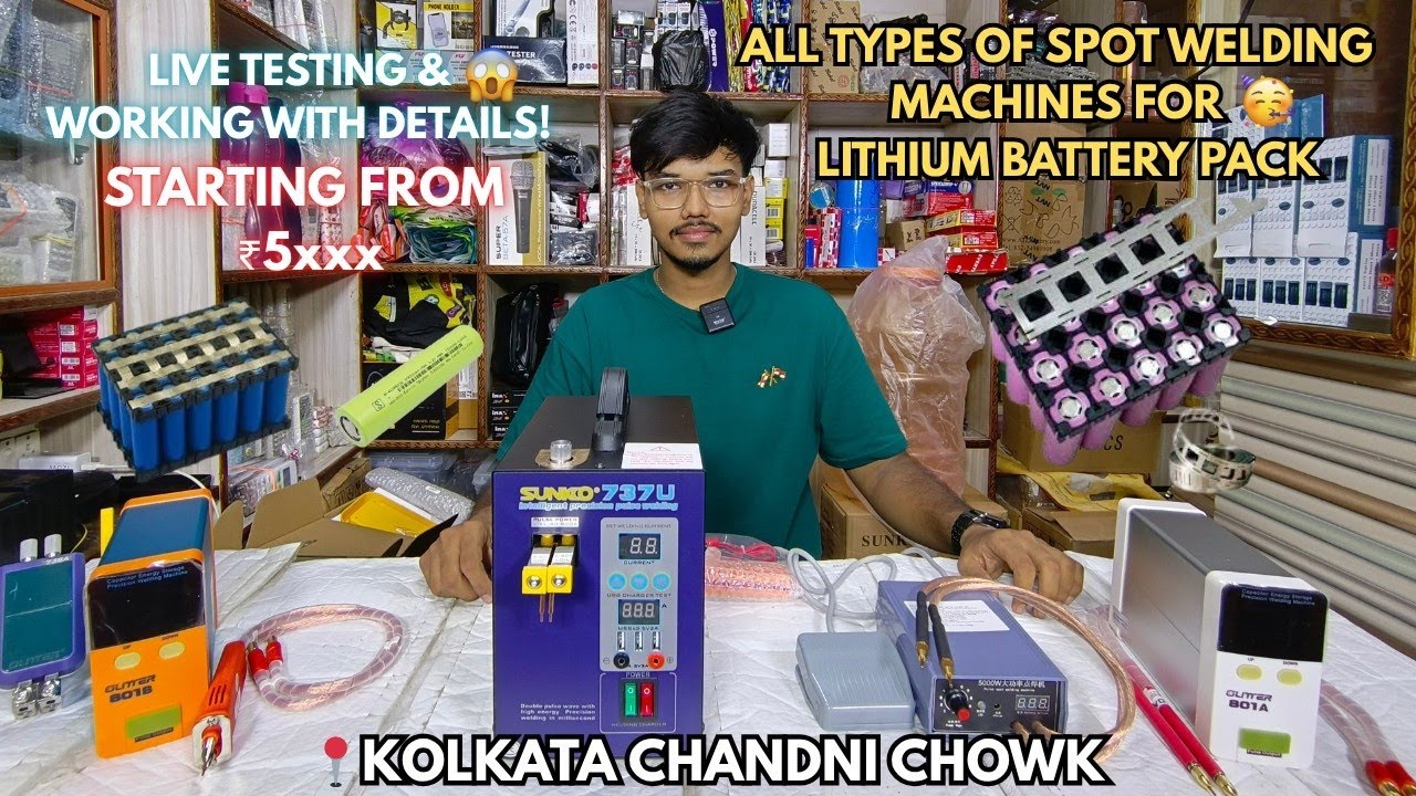 SPOT WELDING MACHINES FOR LITHIUM EV BATTERY PACK ASSEMBLY | DETAILED WORKING VIDEO✅ | MUST WATCH👍
