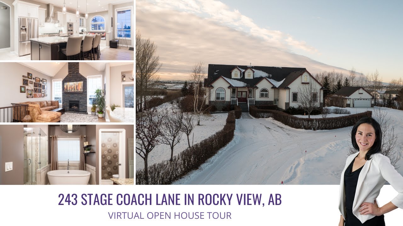 💃🏻 HELLO GORGEOUS! It’s a Virtual Open House at 243 Stage Coach Lane in Rocky View, Alberta