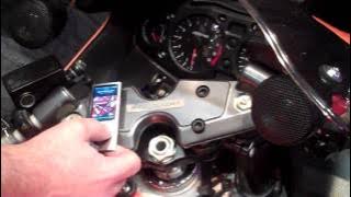Motorcycle Stereo Harley Hayabusa DEMO!! system MP3 easy mount speakers
