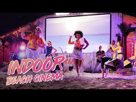 Beach-themed cinema! Miami Beach at Backyard Cinema