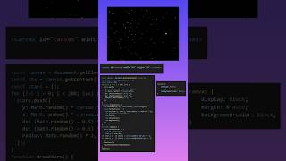 #Canvas Starfield Animation with #html , #css and #js