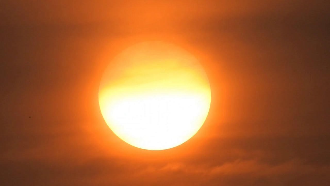 Super Orange Sun Nikon Cool Pix P900 Youtube